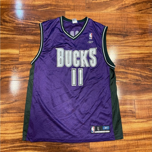 Vintage Reebok Milwaukee‎ Bucks TJ Ford Jersey